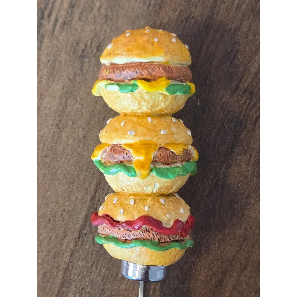 4 Pc Boston Warehouse Resin Novelty Spreaders Hamburger Ketchup Hot Dog Grill